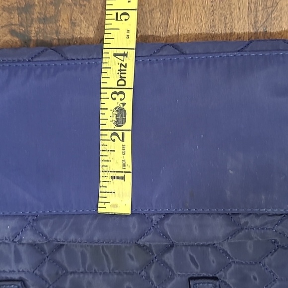 EUC Aimee Kestenberg Mara Blue Quilted Small Satchel Women's Purse - Picture 8 of 8